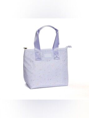 NWT LoveShackFancy Target Yoobi Everblooming Rosettes Ditsy Lunch Tote HTF Blue